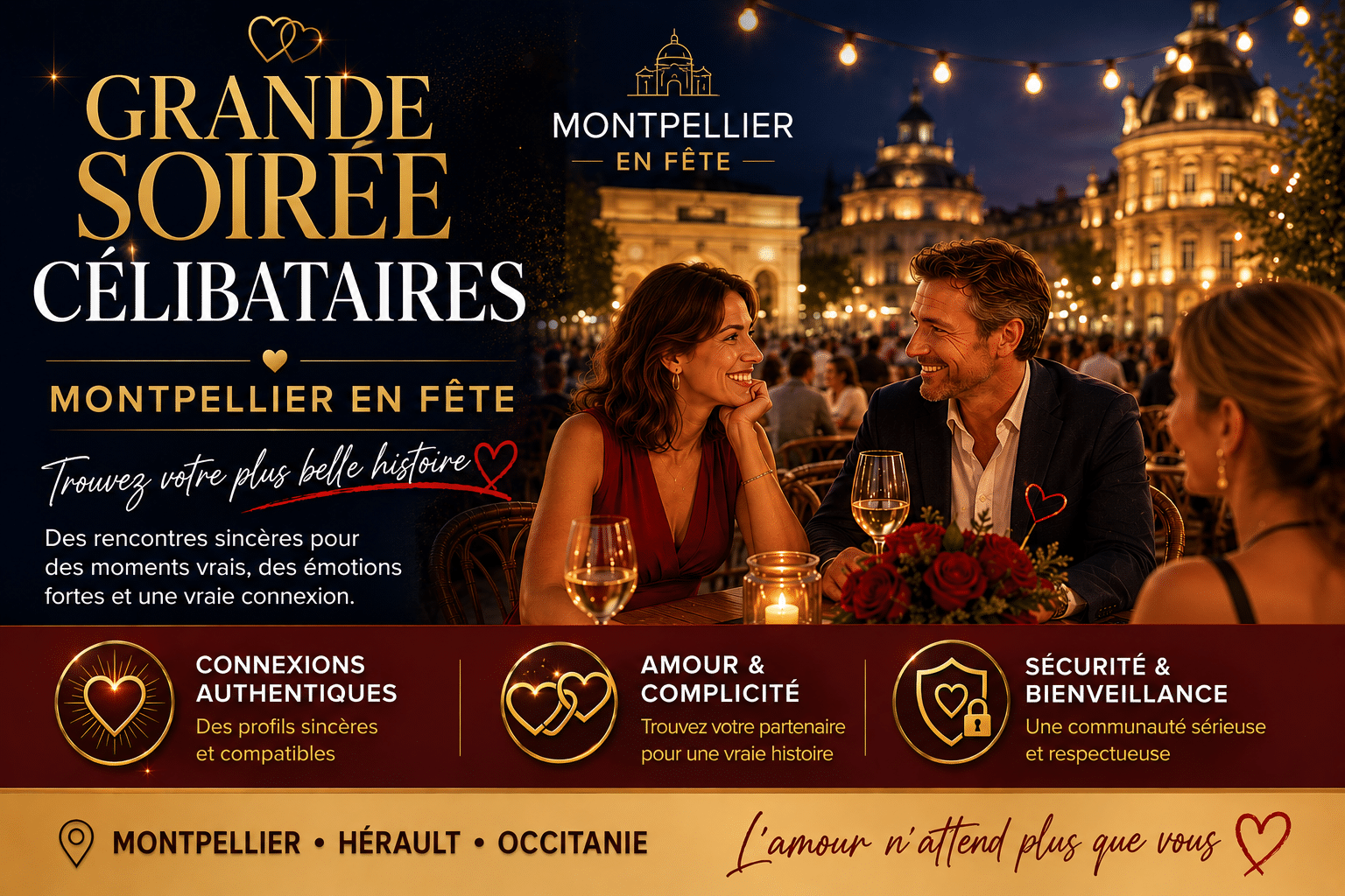 grandes soirées célibataires MONTPELLIER EN FETE