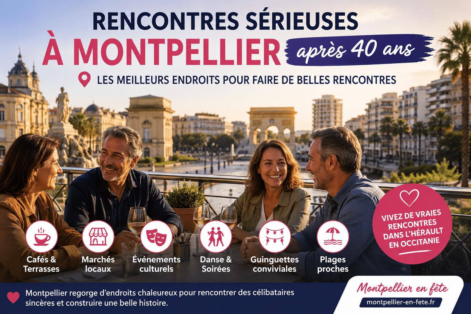 Rencontres sérieuses à Montpellier après 40 ans