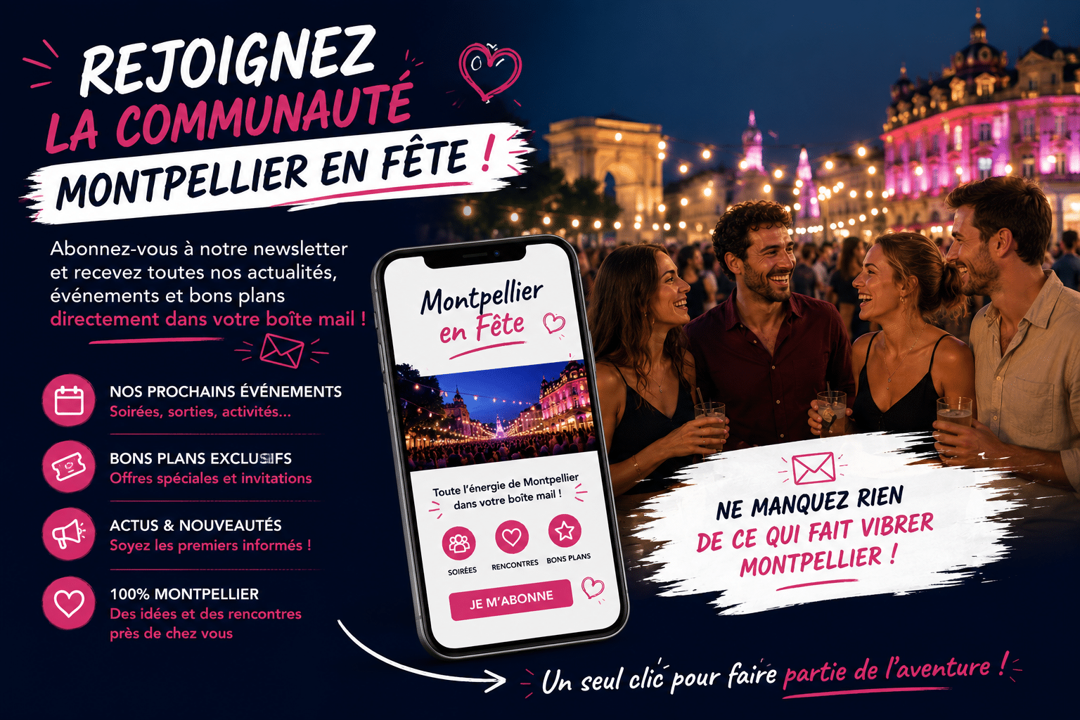 rejoignez la communauté MONTPELLIER EN FETE