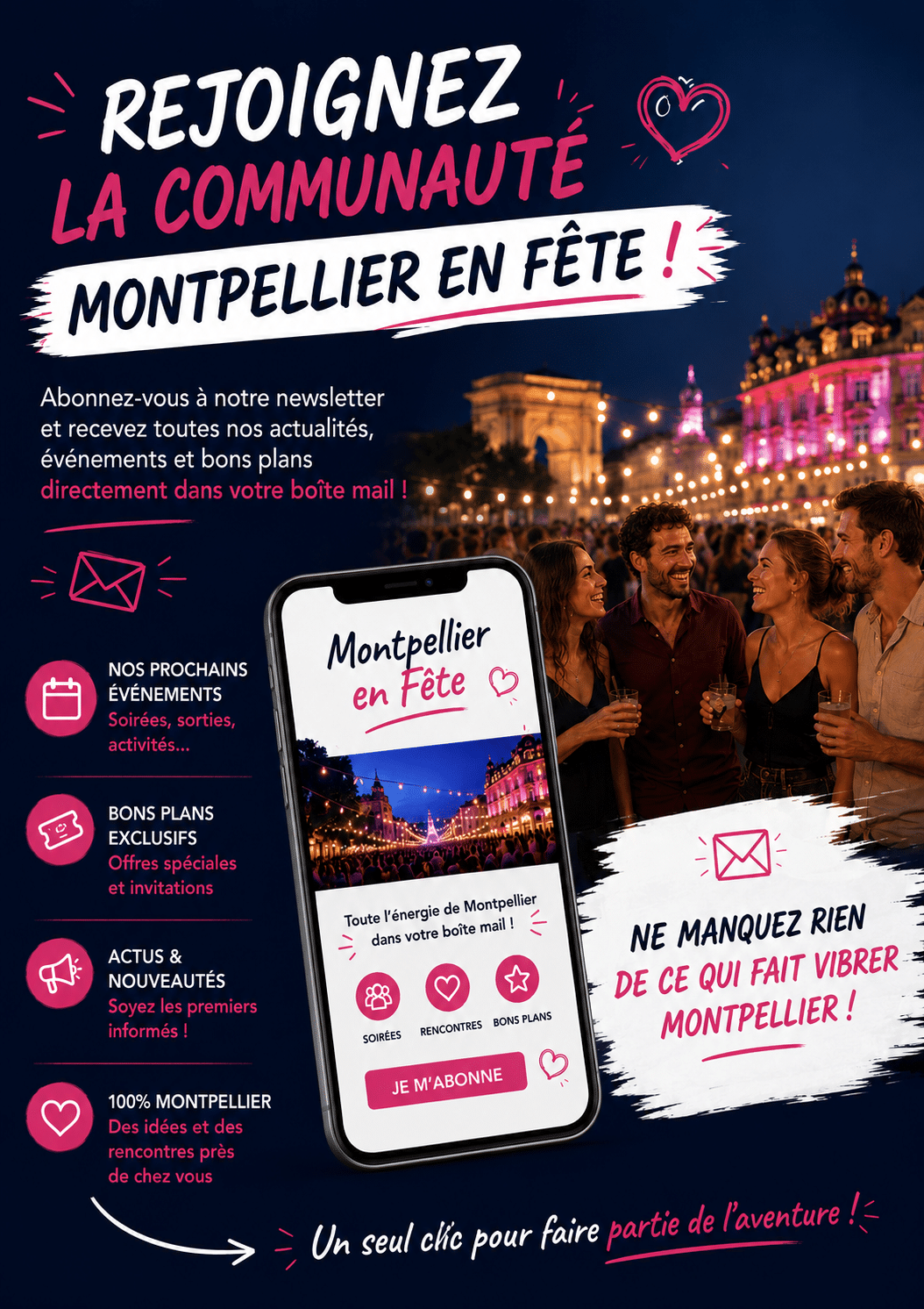 rejoignez la communauté MONTPELLIER EN FETE