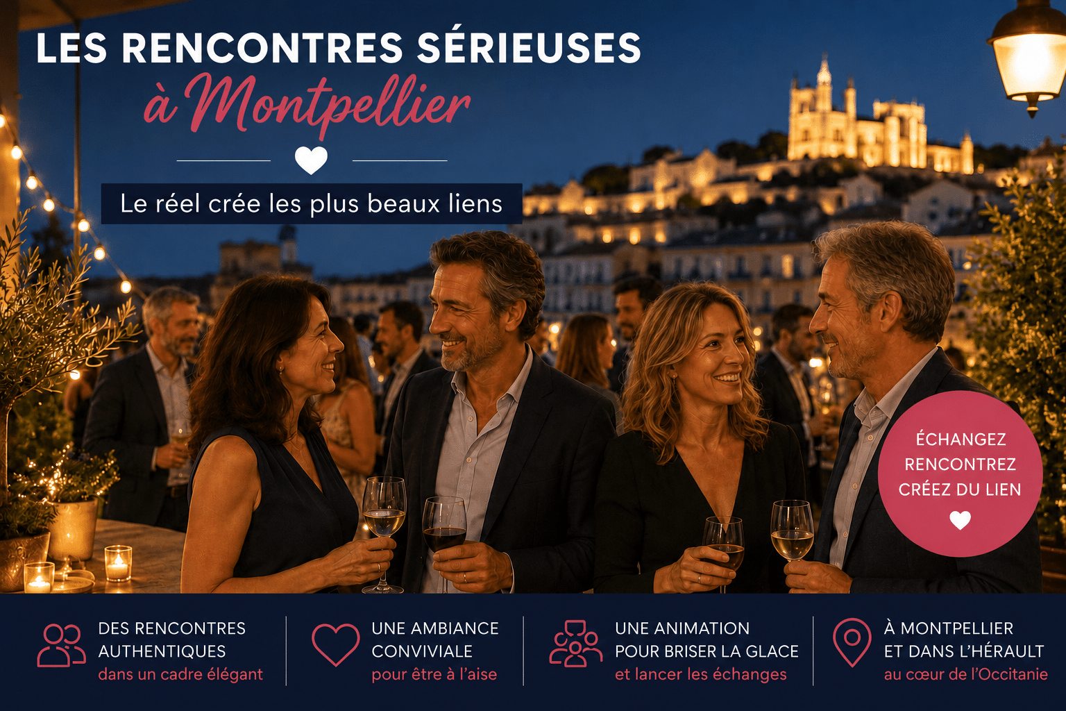 soirées élégantes & conviviales à Montpellier