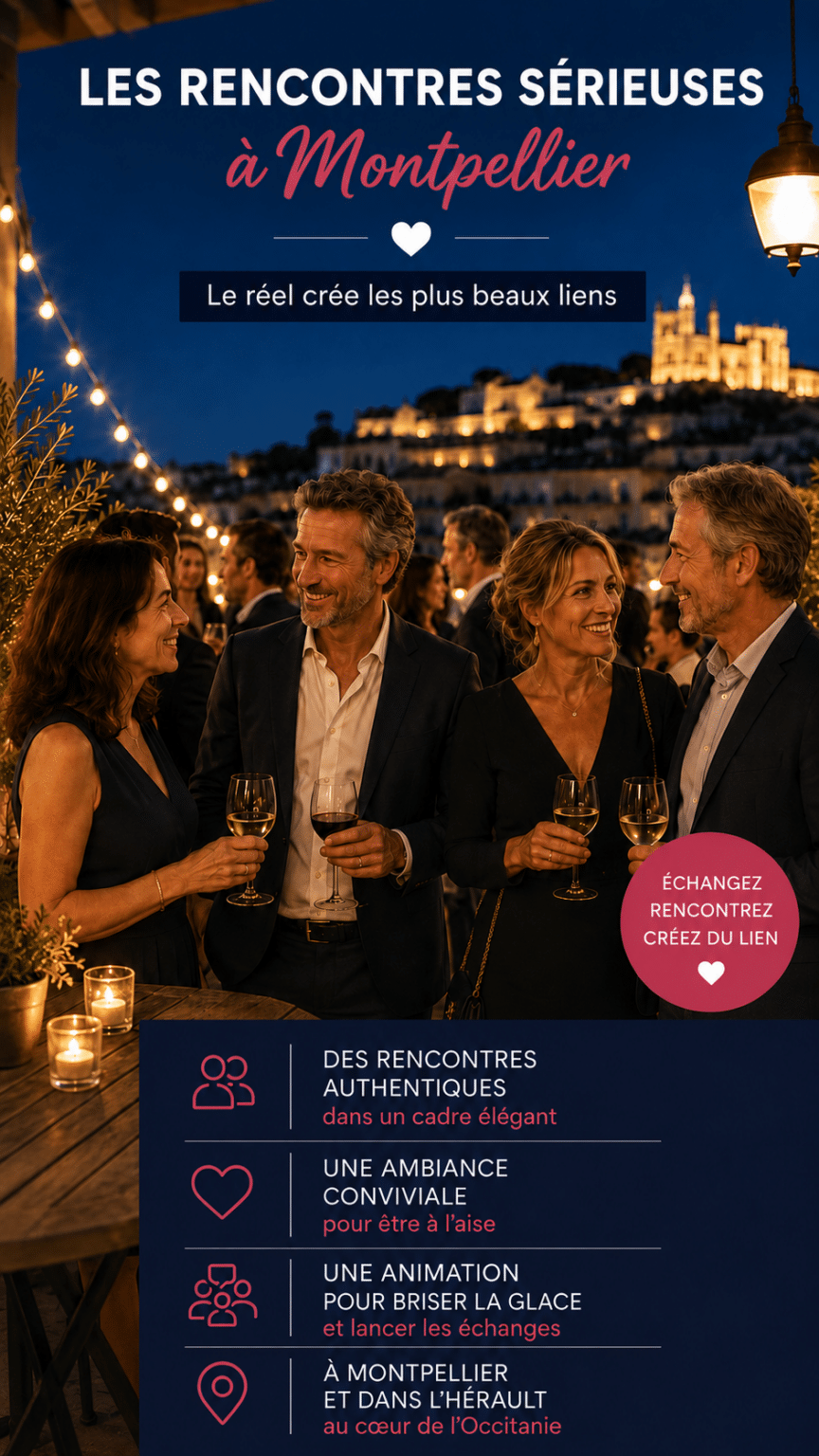 soirées élégantes & conviviales à Montpellier