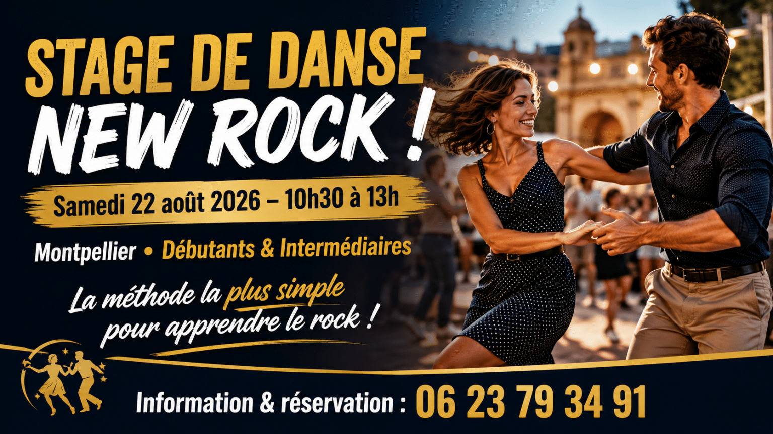 stage danse NEW ROCK! samedi 22 août 2026 à l'hôtel Bikube