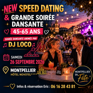 flyer soirée MONTPELLIER EN FETE 26 septembre 2026 au Novotel