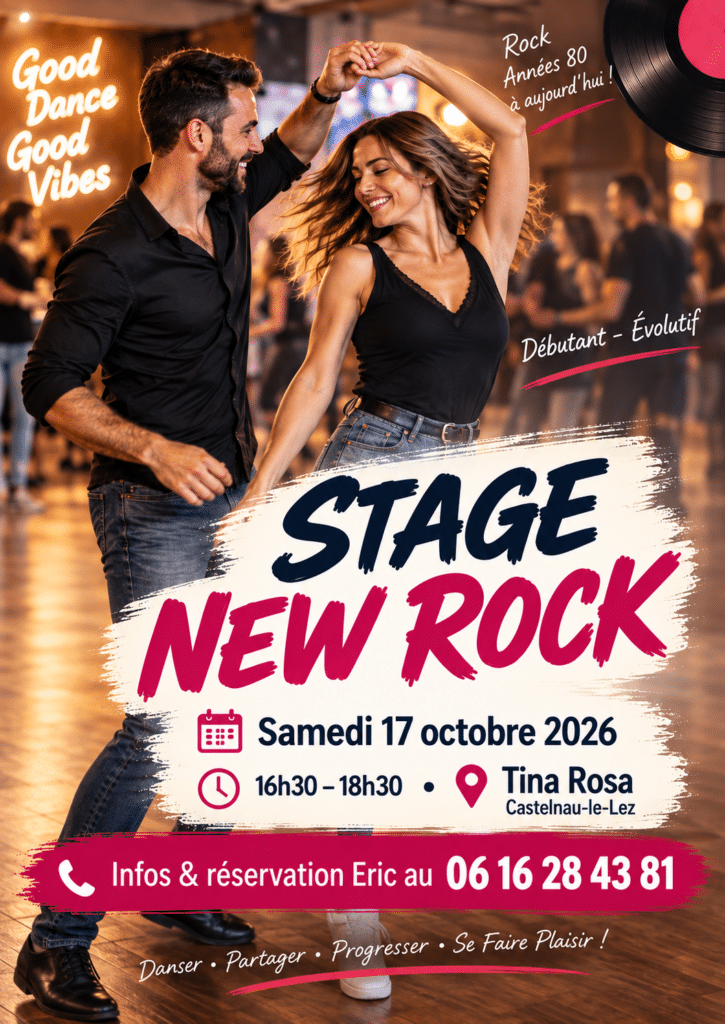 stage danse NEW ROCK - 17 octobre 2026
