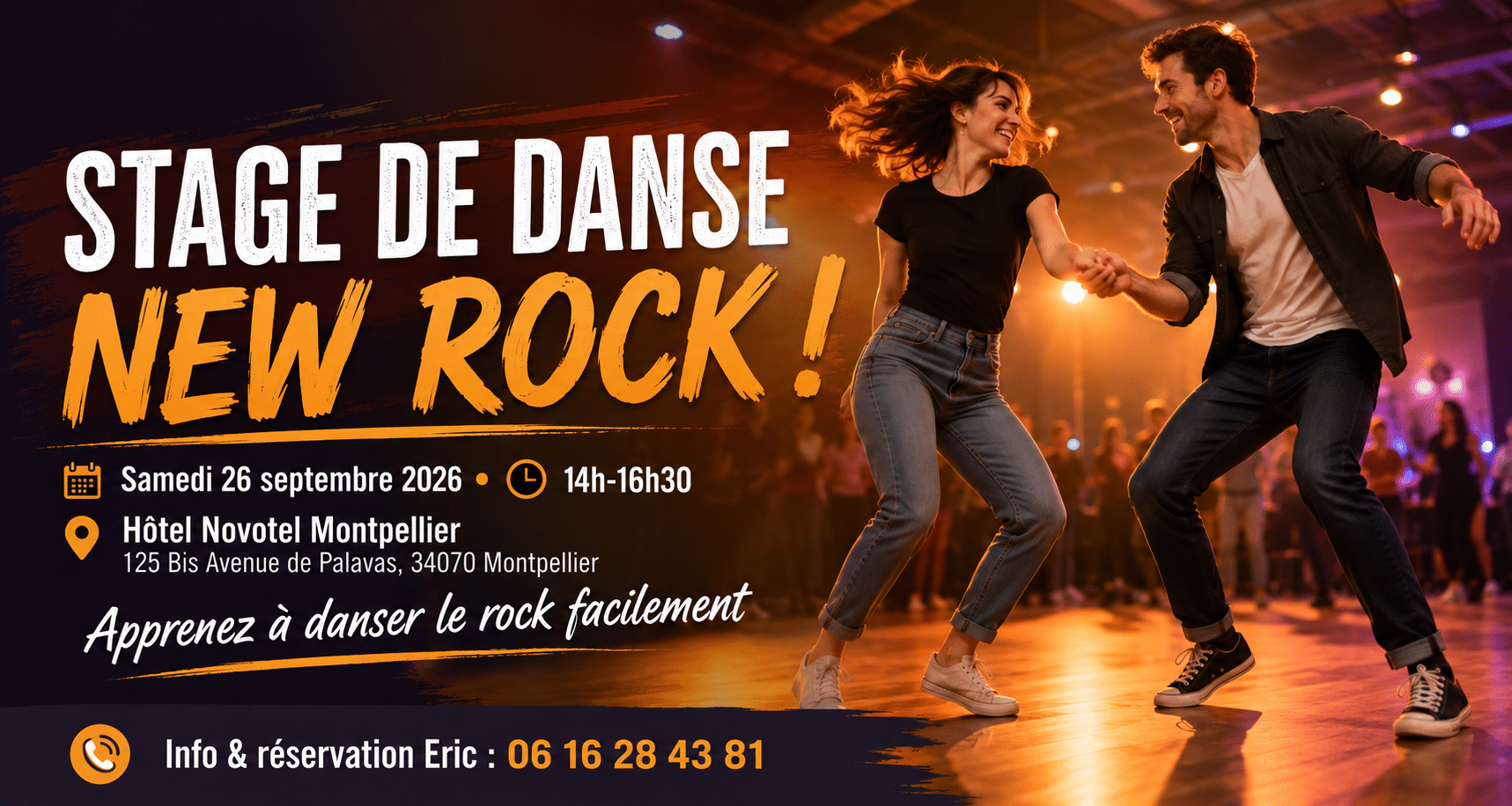 stage danse NEW ROCK - 26 septembre 2026