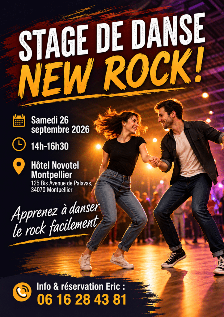 stage danse NEW ROCK - 26 septembre 2026