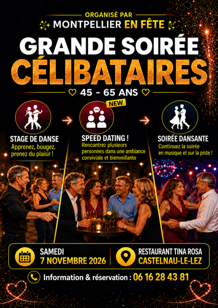grande soirée MONTPELLIER EN FETE 7 novembre 2026