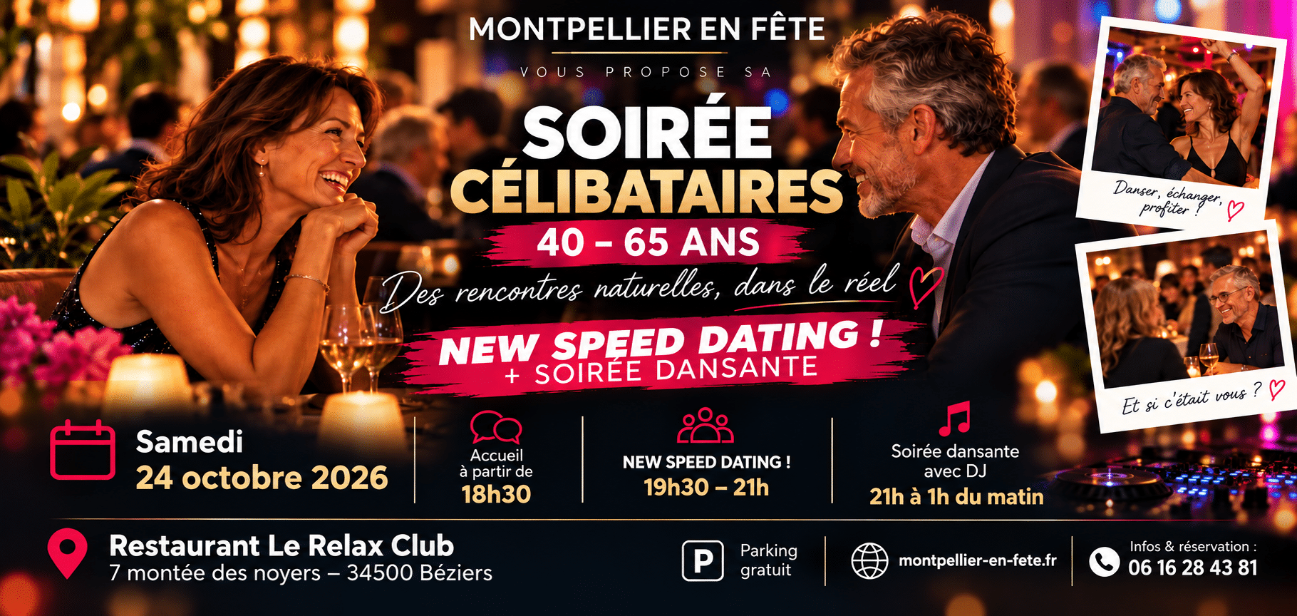 soirée MONTPELLIER EN FETE 24 octobre 2026