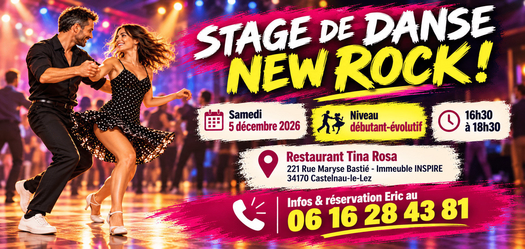 stage danse NEW ROCK - 5 decembre 2026