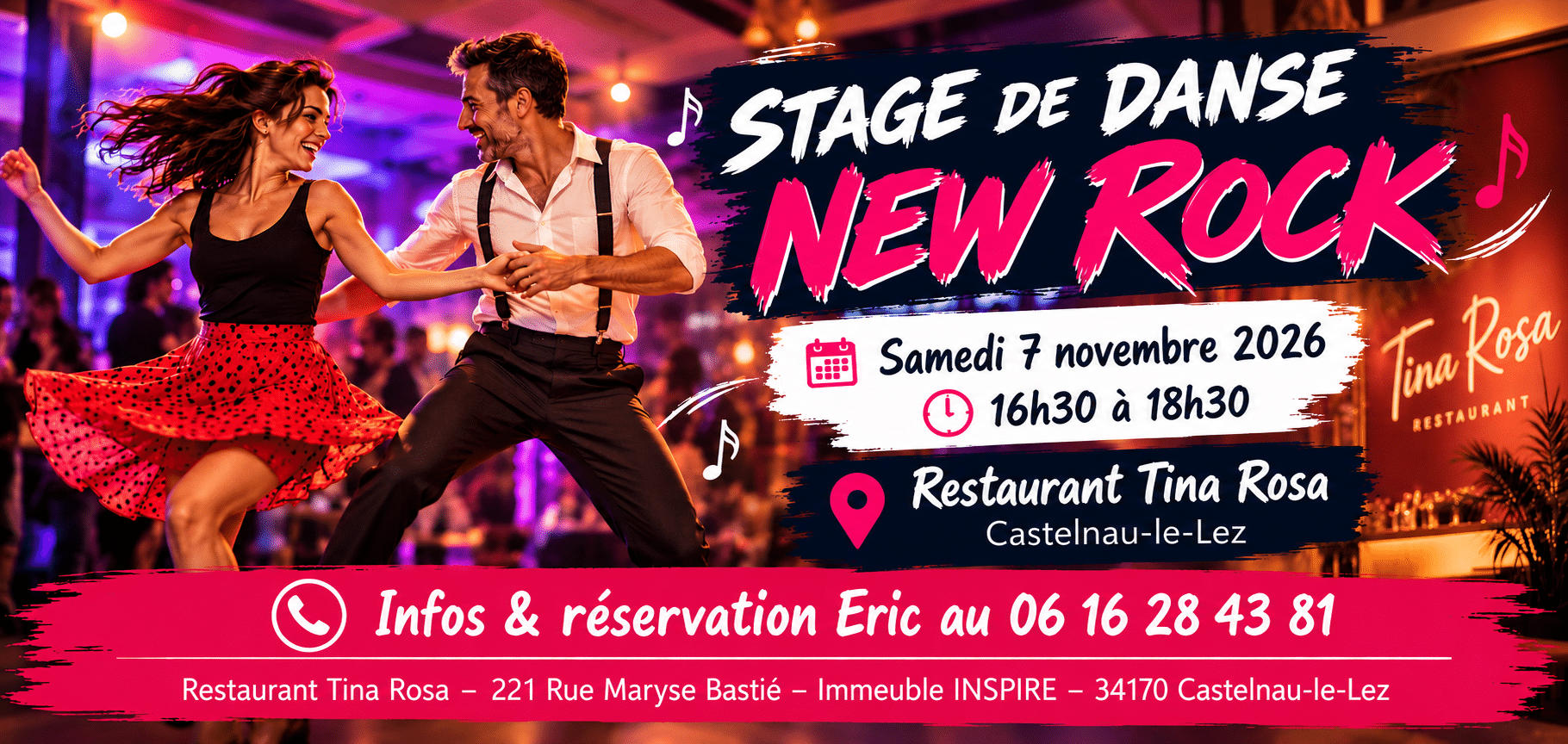 stage danse NEW ROCK - 7 novembre 2026